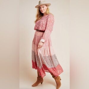 Dolan by Anthropologie Patterned Maxi Dress
